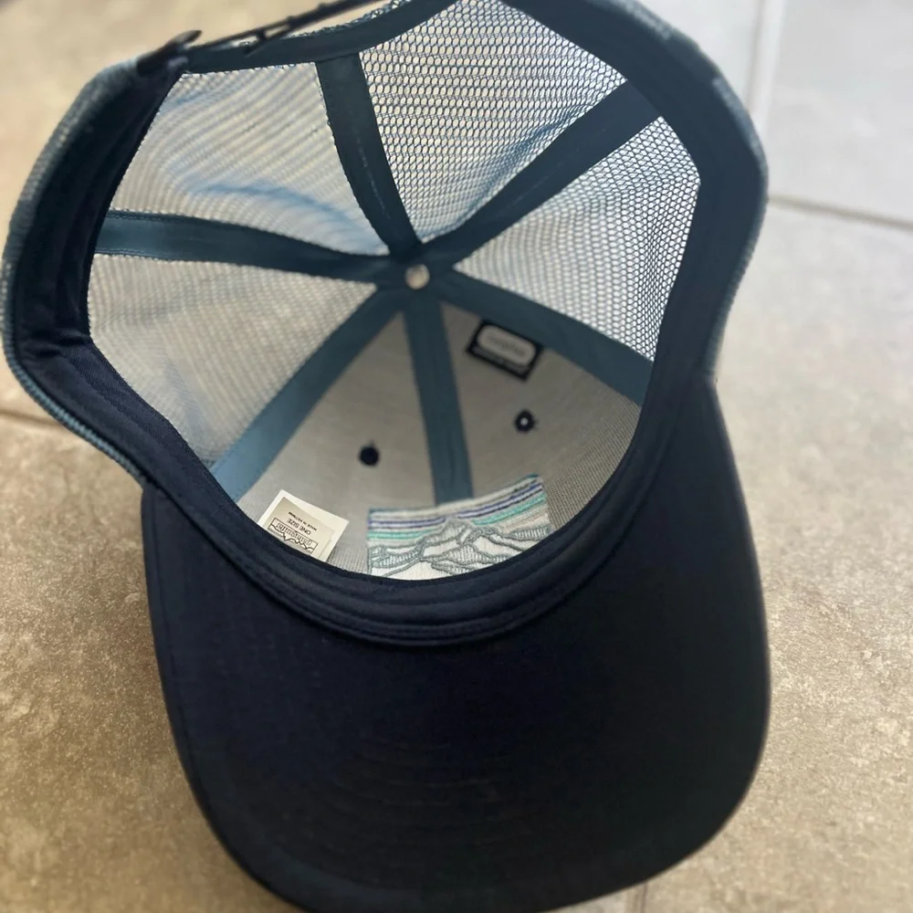 Patagonia Trucker Hat Navy Blue One Size LIKE NEW - Picture 4 of 5